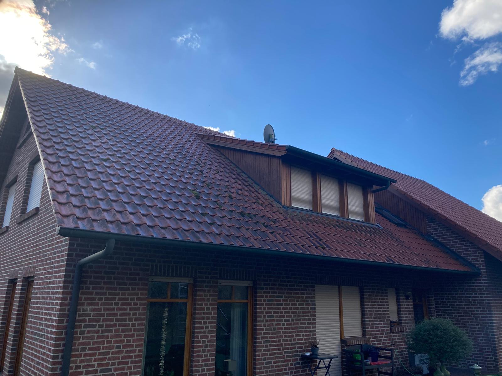 Dachreinigung Vorher Vergleich